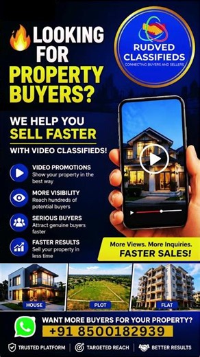🔥 Looking For Property Buyers? Sell Faster With Video Classifieds