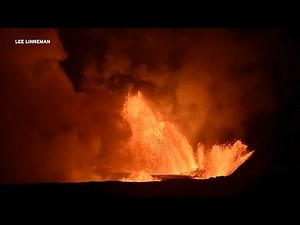 WATCH: Kilauea's 'dynamic' eruption on Dec. 23, 2024