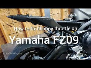 How To Fix Choppy Throttle on Yamaha FZ09 / MT09 / FJ09 / XSR900 (2014-2017)