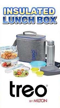 Treo by Milton All Fresh Premier Glass Tiffin ⚡Best Insulated Tiffin Box Under 1000