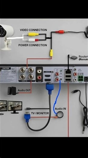 Cctv Camera Dvr Wiring How Capacitor Size By Ac Size water Level 💧 Controller #panelwiring #milspec