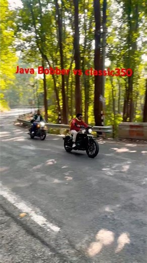 Java bobber race with classic 350 #royalenfield #dragrace