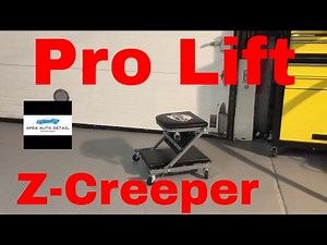 A demonstration of the Pro Lift Z-Creeper and how its great for auto detailing!!