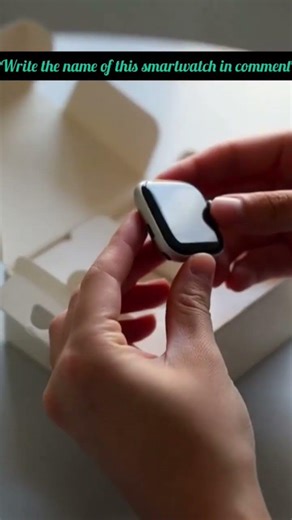 Unboxing a beautiful smartwatch