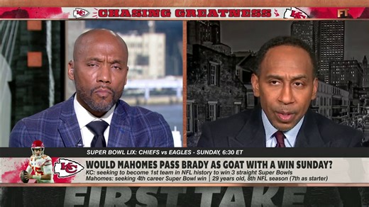 Stephen A. Smith says Patrick Mahomes is the GOAT over Tom Brady with a win in Super Bowl LIX 👀 The Kansas City Chiefs | NFL | ESPN First Take