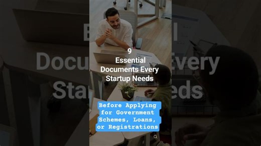 9 Essential Documents Every Startup Needs,Government schemes #startupindia #msme #entrepreneurship | Affluence Advisory