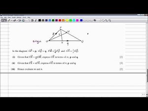 Additional Maths IGCSE - Vectors Basics