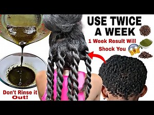 NO JOKE! Overnight Hair Growth Treatment! How I grew my hair FAST using cloves, moringa and coffee