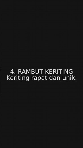 Ternyata Rambut Ada 5 Jenis, Kamu Nomor Berapa?