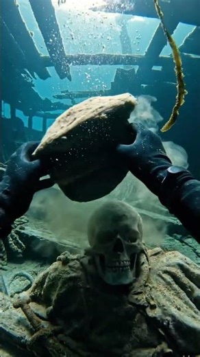 The Diver Removed the Pirate Captain’s Hat… 😳💀⚓