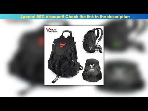 Today Only Men's Multifunctional Waterproof Motorcycle Backpack High Capacity Helmet Bags Cycling T