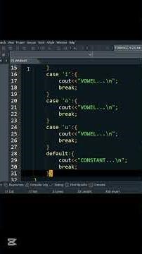 Check the alphabet is vowel or constant #shorts #youtubeshorts #coding #programming #c++