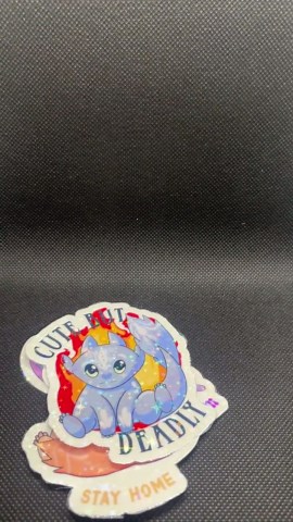 Sparkling Dragon Stickers - Etsy