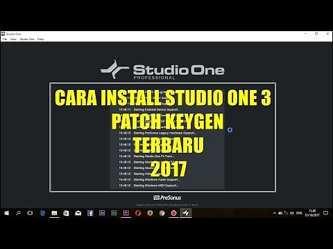 Tutorial install PreSonus Studio One 3 Professional || FULL Activasi Keygen 2017