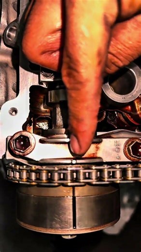 Engine timing adjustment process #timing #engineblock #foryou #mechanic g
