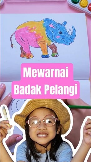 Cute Colorful Rhino Coloring Pages 🦏✨