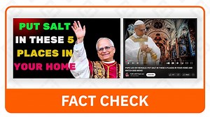 FACT CHECK: Video of Pope Leo XIV talking about 'blessed salt' uses deepfake audio