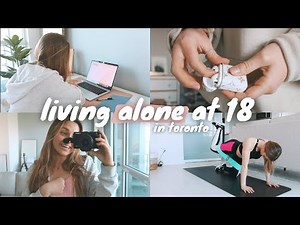 a REAL day in my life (living alone at 18)