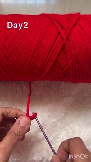 Day 2 Crochet Challenge: Learn the Basic Chain Step by Step/Crochet Day 2 | Beginning Chain Tutorial