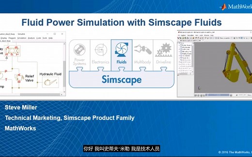 simscape 液压传动系统建模