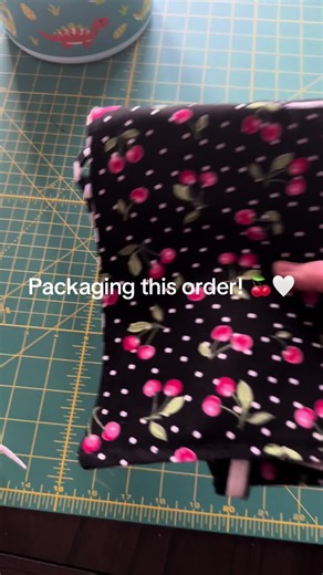 Toddler apron and paw patrol crayon portfolio! 🐾🍒 #customorder #sewing #sewtok #handmade #sewingtiktok