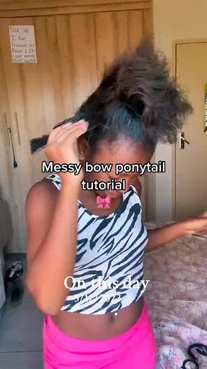 Messy Bow Ponytail Tutorial | Achieve a Beautiful and Easy Hairstyle
