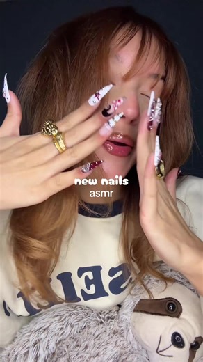 New Nail Art ASMR: Visuals and Tapping Sounds