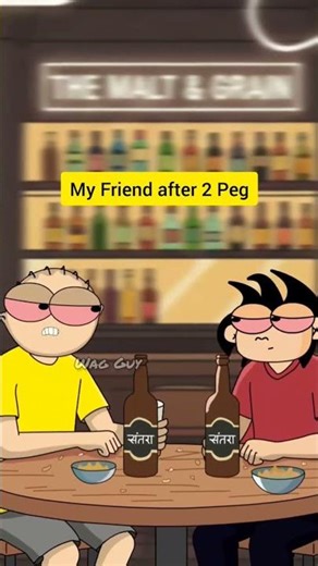 My Friend after 2 Peg #funny #relatable #memes