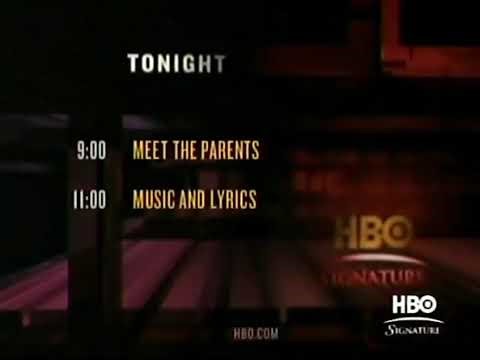 HBO Signature - Tonight Promo Bumper (ID) 1st September 2008