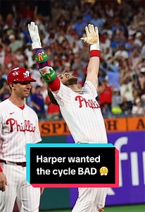 Bryce Harper cycle: did Harper hit for the cycle today?