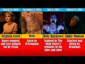 Stranger Things: Chronology and Causes of Character Deaths