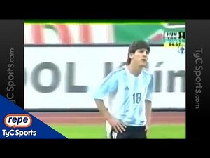 Messi, debut y expulsión