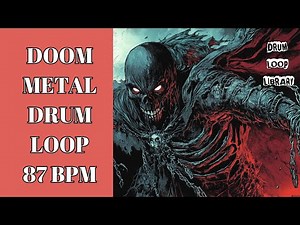 87 BPM Doom Metal Drum Track – Slow Weight with Crushing Groove