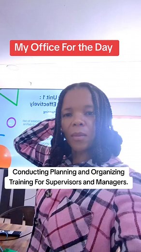 Today I was conducting training on planning and organizing and I absolutely loved it. | Phumzile Msiza | Facebook