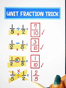 751K views · 6.5K reactions | Unit Fraction Tricks‼️ #Mathematics #mathteachergon #mathviral #Mathematics #mathtutorials #ALGEBRA #fractions | Ako si Teacher Gon | Facebook
