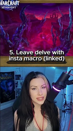 ONLY WORKS EVERY 3 days bc delve rotation #worldofwarcraft Macro /run C_PartyInfo.DelveTeleportOut()