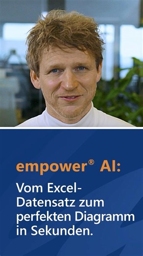 Vom Excel-Datensatz zum perfekten Diagramm in Sekunden.