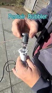 Install MicroBrite Into a Pentair ColorVision Bubbler #pentair #pool #swimmingpool #Bubbler #LED