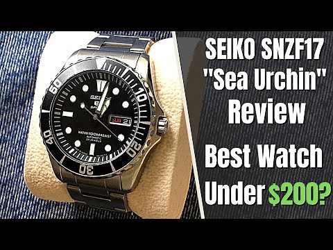Seiko 5 SNZF17 "Sea Urchin" Review! Best Automatic Watch Under 200 Dollars / Euros?