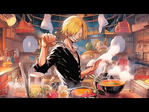 Cook w/ SANJI on the Thousand Sunny: Eat, Crackling, Seashore | ONE PIECE MUKBANG ASMR | NijiSounds♪