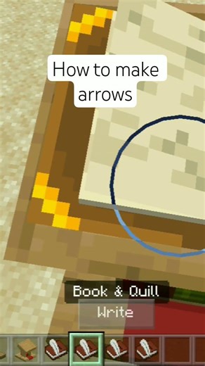 how to make arrow #minecraft #gamer #mrtechmission #song