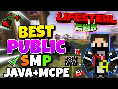🎁 Join Best Lifesteal Public Smp Server For Minecraft 🖌️ | Java + PE | 24/7 Online | Free To Join 💸