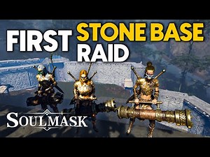 Epic Online Raid: Our First Stone Base Siege in Soulmask | PVP Tips & Tricks in Soul Mask 2024