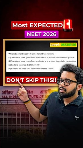 ⚠️ One Question You Can’t Afford to Skip (NEET 2026)