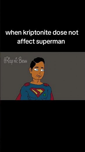 when kriptonite dose not affect superman