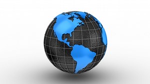 World Map Turns Into a Globe