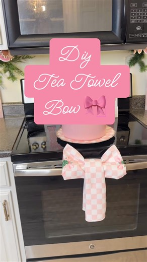 Let’s create a cute tea towel bow! 🎀 | Olivia's Romantic Home DIY