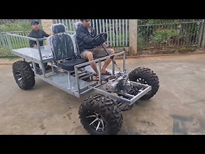 How To Make 4x4 Minitruck With Bikes Engine p1