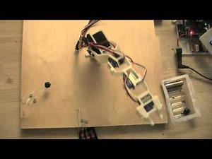 Micro robot arm with one biger servo MG955