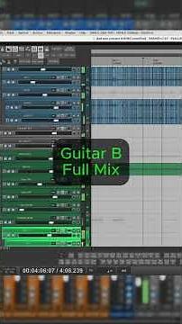 Сравнение гитарного звука #звукорежиссер #мастеринг #гитара #сведение